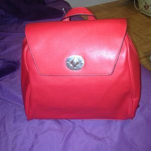Nasty gal red Dionne Backpack