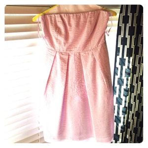 J Crew lilac preppy dress.