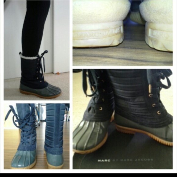 REDUCED! Marc by Marc Jacobs navy snow boots