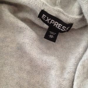Express cardigan + Nike spandex pants