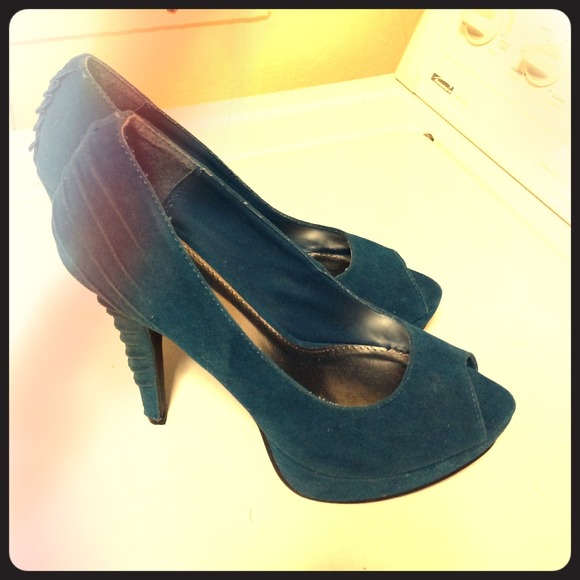 Teal shoes