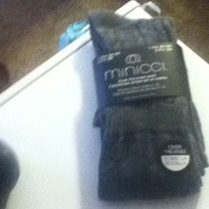 Cute grey over the knee socks for when its cold