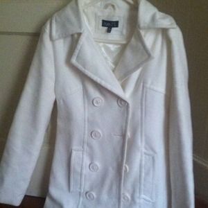 RUE 21 cream/white peacoat