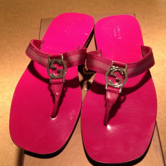 Pink Gucci Sandals