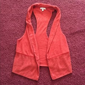 Burnt orange racer back vest