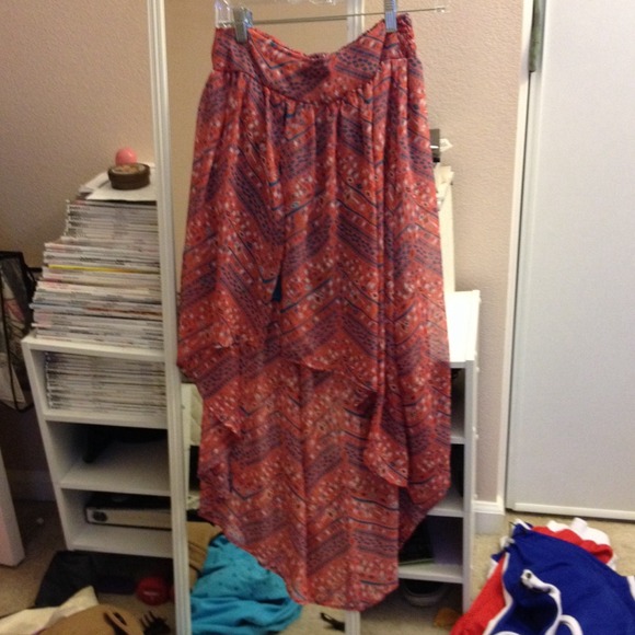 Hi- low tribal skirt