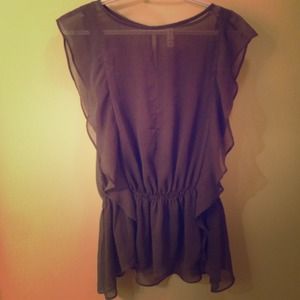 Gray Xhilaration Top