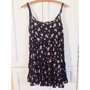 ❌SOLD❌ Brandy Melville Black Sunflower Jada Dress