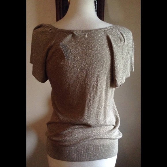 NWT GORGEOUS shimmery top by The Limited - Picture 3 of 3