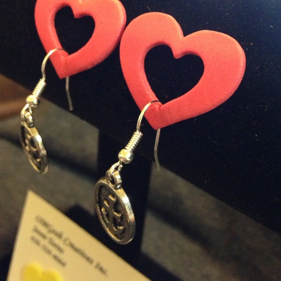 OmGosh Creatives Sterling Anchor Dangles - Picture 3 of 4