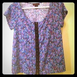 Material Girl Floral Top