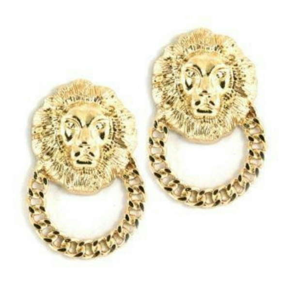 ♥♥SOLD♥♥Lion earrings