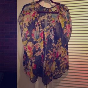 ❌❌Bundled❌❌ Silk anthropolgie shirt