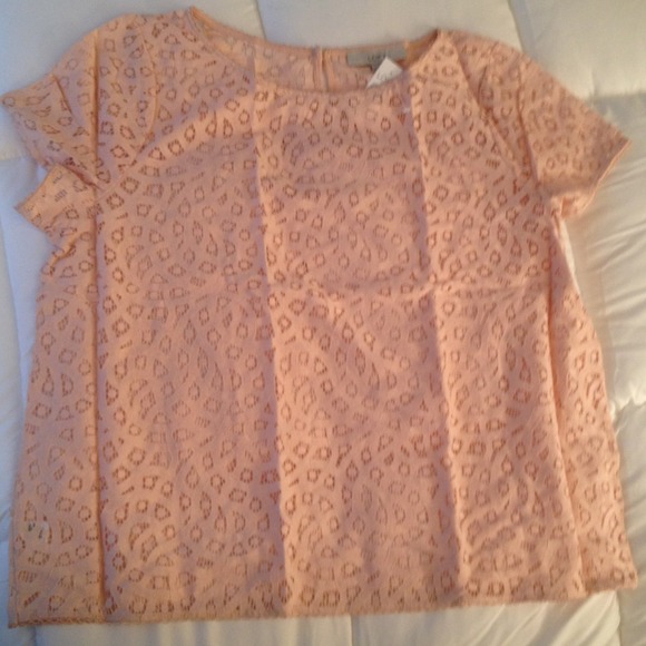 Blush Lace Tee