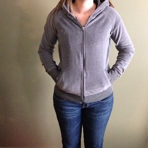 Pink Victoria secret vellore zip up hoodie