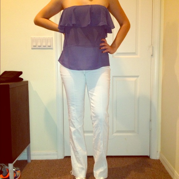🚫Sold🚫Bebe White Pants
