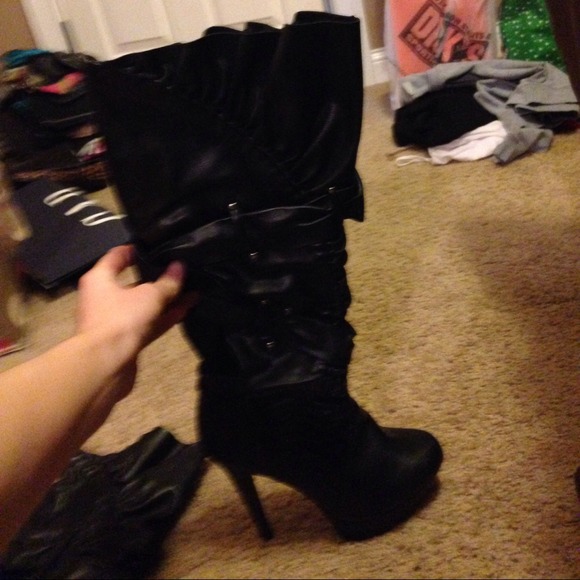 Stiletto Black Boots