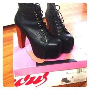 Black Jeffrey Campbell Lita's