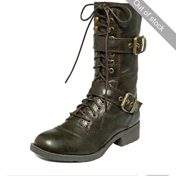 G by Guess combat brown boots