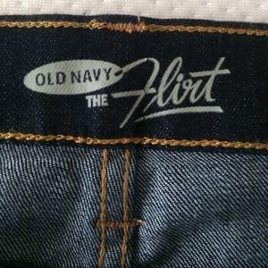 Old navy flirt jeans. Dark wash NWOT