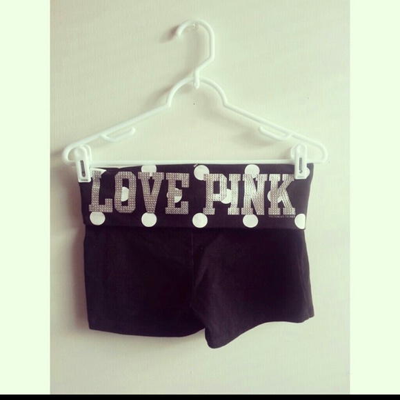 Victoria's Secret Pants - VS Bling Yoga Shorts