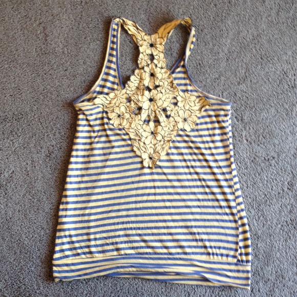 SOLD Flower detailed tank
