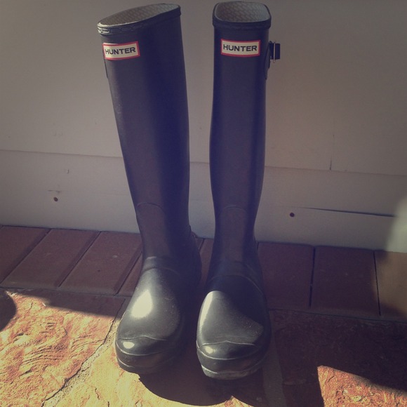 hunter rain boots used