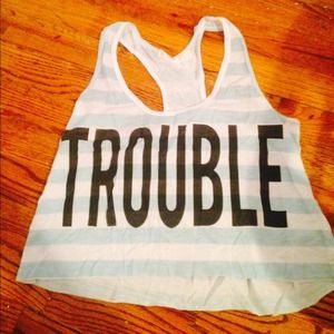 "Trouble" Crop Top