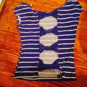 Twist Bow Back Top