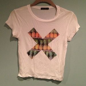 Brandy melville pineapple shirt