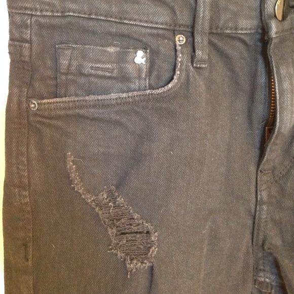 H&M black denim shorts - Picture 4 of 4