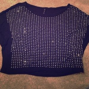 Studded crop top