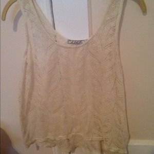 Lace Hi-Lo top