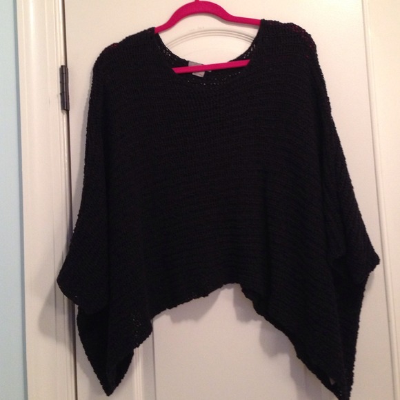 Helmut Lang slouchy black sweater