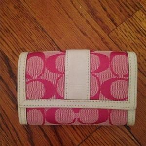 Authentic coach wallet