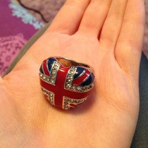 UK Flag Ring