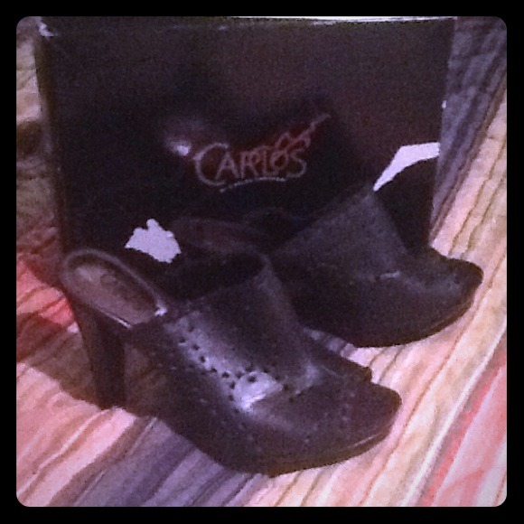 *SOLD* Carlos "Confession" Black heels - Picture 1 of 4