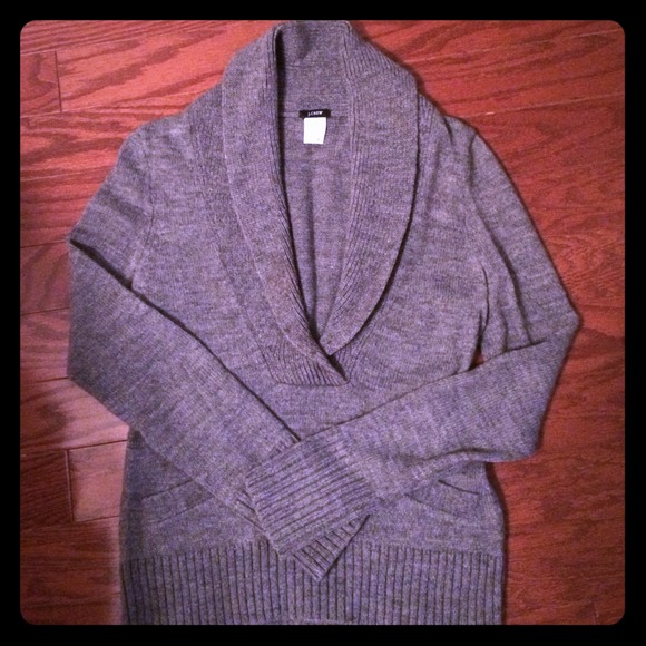 J. Crew sweater and denim shirt for @breeputz