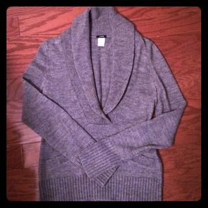 J. Crew sweater and denim shirt for @breeputz