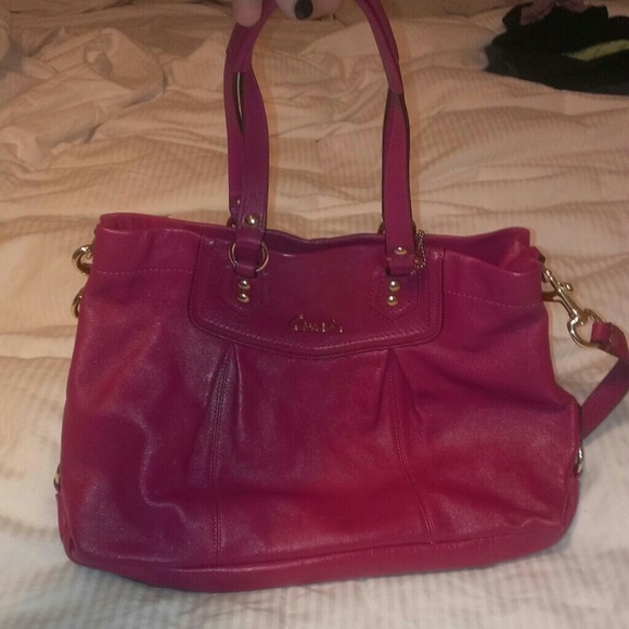 Fuchsia Coach bag