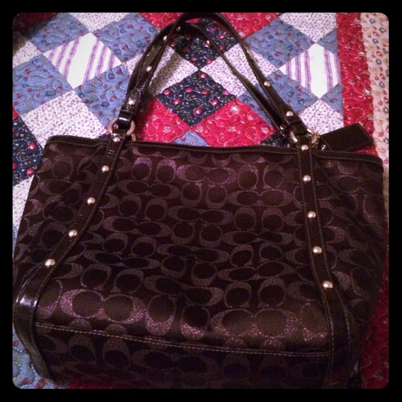 Great for parties authentic Coach purse