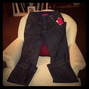 NWT. Authentic blue jeans from dress barn. Size 8.