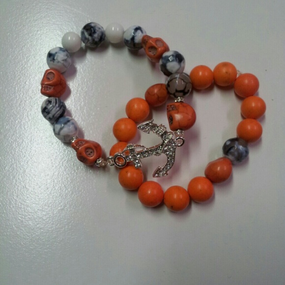 Custom Orange BMD Bracelet Set