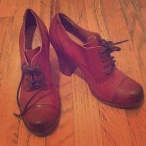 Madewell lace up booties
