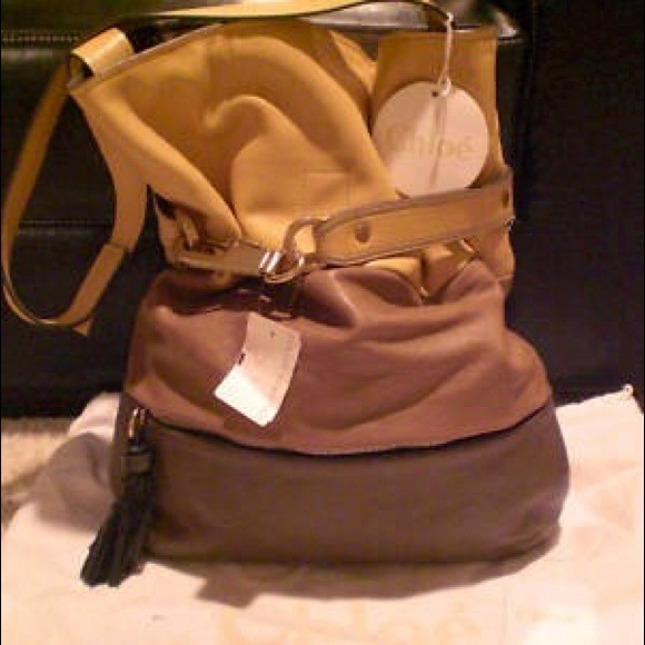 Chloe "Joan" Tri-Colored leather handbag