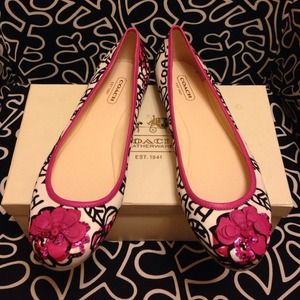 Coach ballet flats