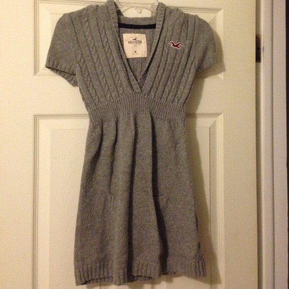 Hollister sweater dress with hood