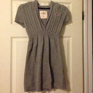 Hollister sweater dress with hood
