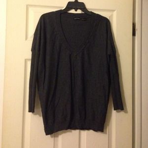 Oversized grey sweater from Victoria's Secret.