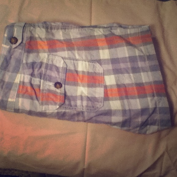 Plaid shorts
